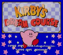 Image n° 4 - screenshots  : Kirby's Dream Course